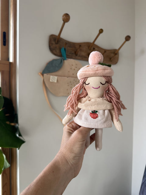 מתוקית+תיק, אפרסקית ותפוחית 🍎🍑(במלאי)