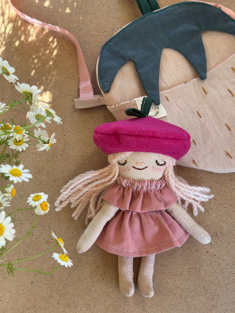 מתוקית+תיק, תותית 🍓(במלאי)