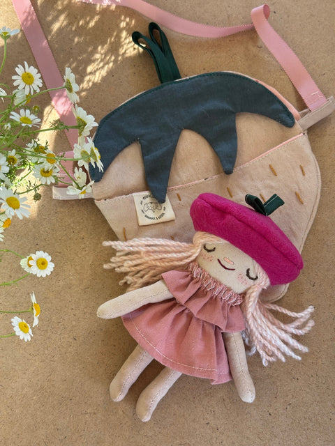 מתוקית+תיק, תותית 🍓(במלאי)