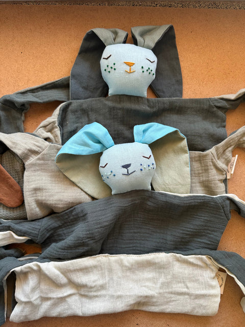 שמיכי - ארנב כחלחליםירקרקים(במלאי) ⁩⁩⁩⁩