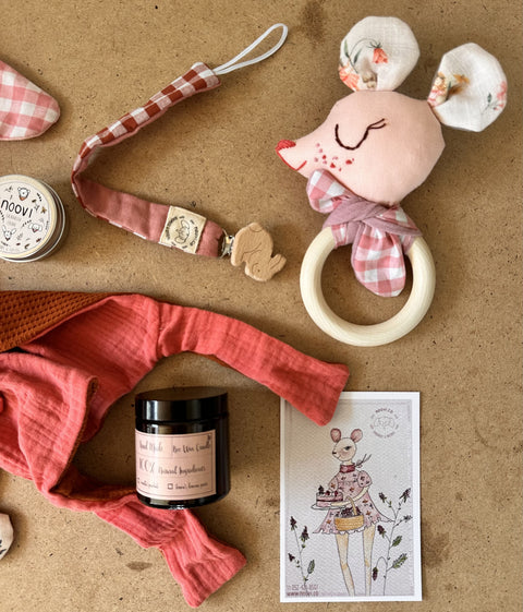 Peach doll head case