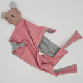 Blankets - Tie / pink bear