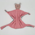 Blankets - Tie / pink bear