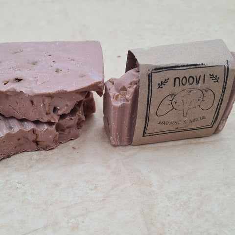 Natural solid soap - lavender and roses