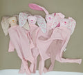 My blankets - tie / pink bunny