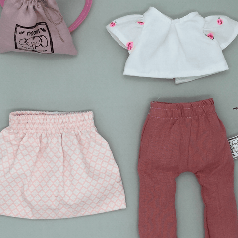 A pack of 3 clothes from existing stock, for example, a skirt
