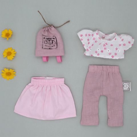 A pack of 3 clothes from existing stock, for example, a skirt