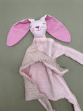 My blankets - tie / pink bunny