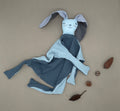 Blankets - tie / rabbit blue, light blue